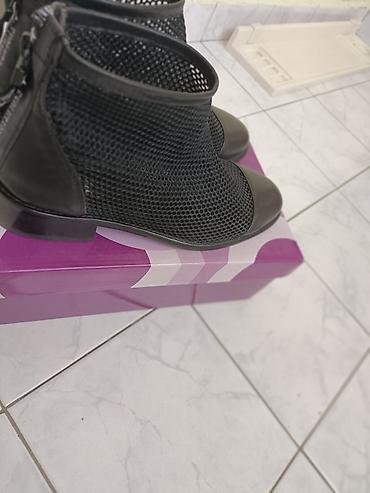 qadin bot: Qadın üçün qara mesh botilər 37 ölçüdə. "Byt shoes" Türkiyə markası — 8