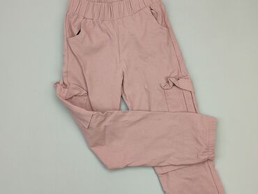 spodnie z wiskozy na lato: Spodnie dresowe, 10 lat, 140/146, stan - Dobry