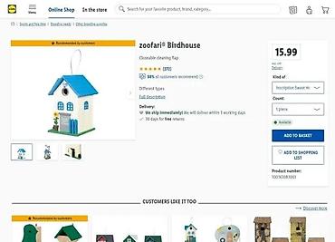 svilajnac bazeni: Dekorativna kućica za ptice – Zoofari Birdhouse “Home Sweet Home” - — 3