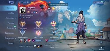 Видео оюндар жана приставкалар: Игровой аккаунт Mobile Legends: Bang Bang с аниме‑коллаборациями и — 2