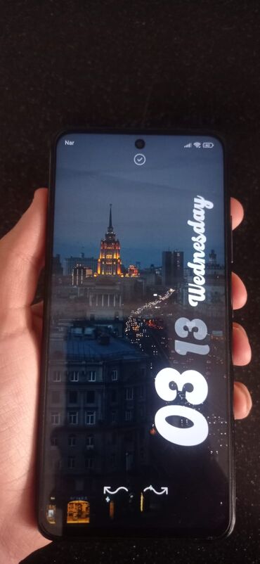 poco telefonları: Poco M4 Pro 5G, 128 GB, rəng - Boz, Düyməli, Sensor, Barmaq izi