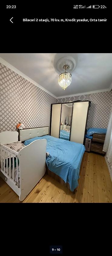sabuncu qes: Biləcəri qəsəbəsində həyət evi – 2 otaqlı, 70 kv.m. Orta təmir — 5