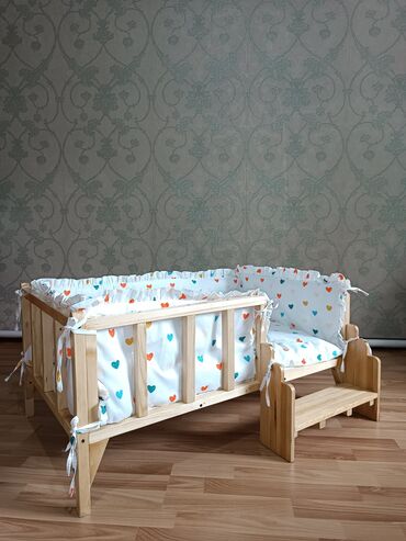 Детские кровати: Кровать для детей (ручная работа ) полный комплект как на фото ткань