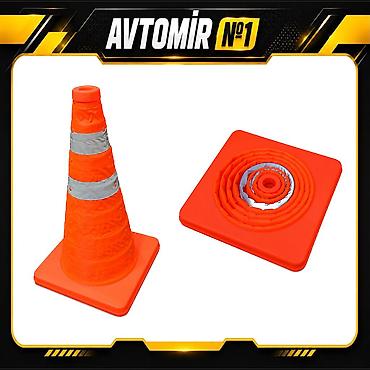 Транспорт: Qatlanan qəza dayanma nişanı – 26×48 sm Avtomobil üçün qatlanan qəza — 1