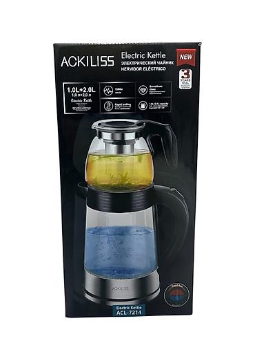 №: 4908 Məhsulun adı: Elektrik Çaydan və dəm çaydanı Ackiliss