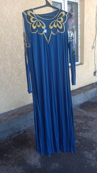 темно синее платье: Вечернее платье, Длинная модель