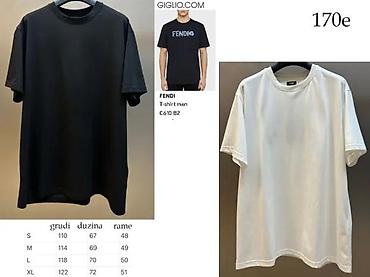 Majice: Men's T-shirt Fendi, bоја - Crna — 1