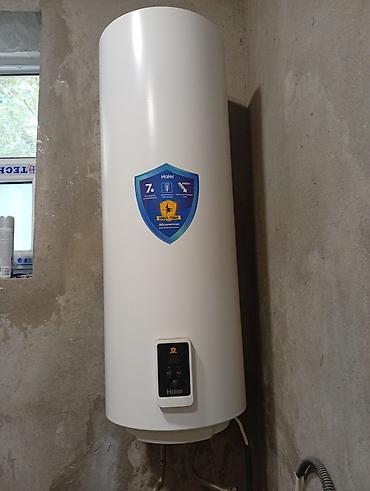 isti soyuq su aparati: Haier elektrik su qızdırıcısı (şaquli tip) - Marka/model: Haier — 1