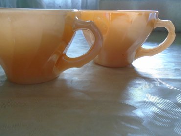 Kompleti posuđa: Anchor Hocking Fire King, vintage šoljice za kafu, (na jednoj od — 2
