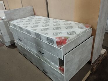 Односпальные кровати: Односпальная кровать, Новый, С матрасом, длина - 190 см — 2