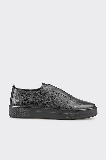 Ayaqqabılar: Məhsul: Qara rəngli ELLE SHOES brendi kişi slip-on ayaqqabı - — 5