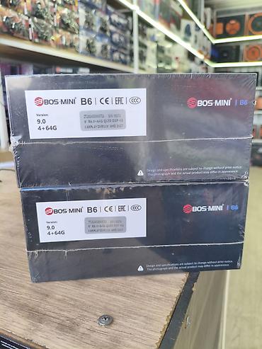 android box: Автомобильная медиасистема BOS-MINI B6 - Экран: 9", QLED - Память: 4 — 4