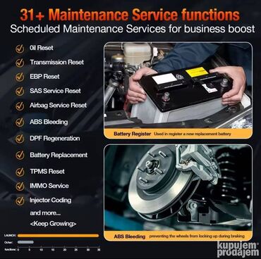 Alati za automobile: LAUNCH X-431 za Mercedes BENZ – profesionalni dijagnostički skener — 9