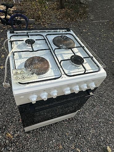 газовые плиты артел: Газовая печь, Artel, Б/у, Напольная, цвет - Белый — 3