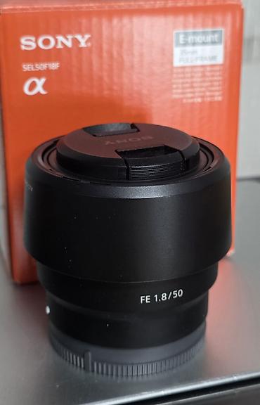 sony 2470: Объектив Sony FE 50mm f/1.8 (SEL50F18F) Идеальное состояние, продаю — 1