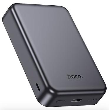 повербанк с максейф: HOCO магнитный внешний аккумулятор (MagSafe Power Bank) - Емкость — 6