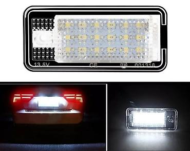 led hb3: АУДИ В7. Светодиодные фонари подсветки номера (комплект 2 шт.) - Тип — 1