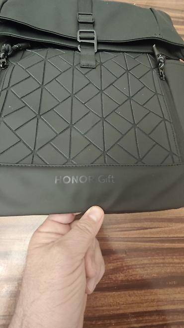 Rukzaklar: HONOR Gift şəhər tipli bel çantası - Rəng: qara - Roll-top dizayn — 5