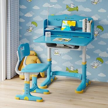 столы для кормления детей: Растущая парта детская 
Стол со стульчиком

От 3 до 10 лет