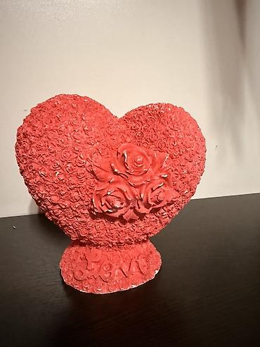 сувениры копилки: Декоративная копилка-сердце «Love» - Яркая копилка в форме сердца на — 2