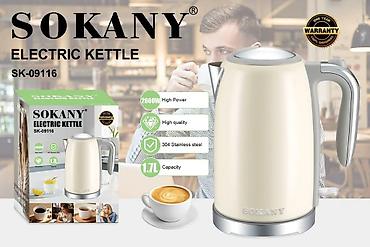 power: Электрический чайник SOKANY SK-09116 - Мощность: 2600 Вт — быстрый — 1