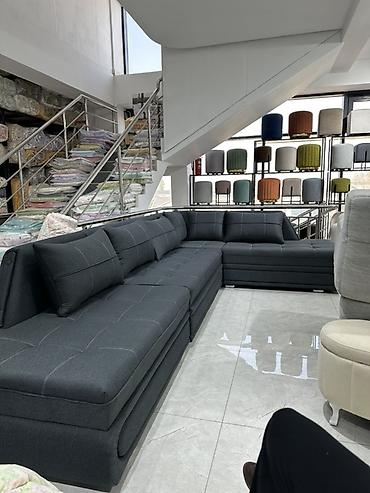 sofa: Угловой модульный диван с функцией сна - Г-образная компоновка с — 1