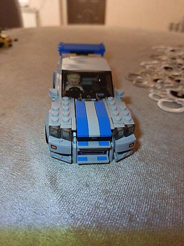 oyuncaq silah satisi: Lego – Orginal Nissan gtr idman avtomobili modeli - Bloklardan — 2