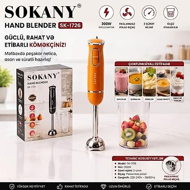 Блендеры: Məhsul №1865 — Sokany SK-1726 əl blenderi • Brend: Sokany • — 1