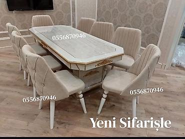 ders masa: Qonaq masası, Yeni, Açılan, MDF, Oval masa — 3
