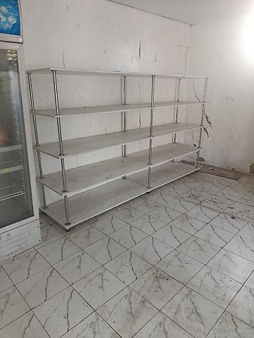 столы офис: Металлический стеллаж с полками для магазина/склада - Конструкция — 1