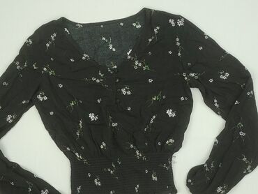 bluzki z bufiastymi rękawami allegro: Women's blouse, size S (EU 36)
