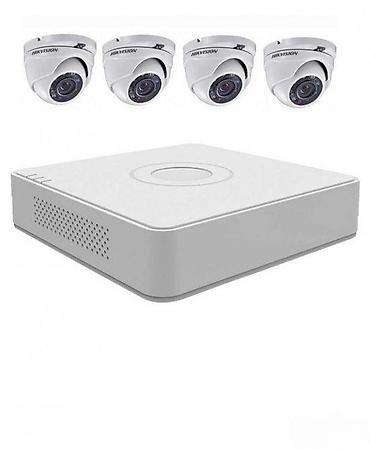 Oprema za video nadzor: Hikvision set sa 4 ili 8 kamera 2.0mpx 2,8mm. kompletan sistem za — 1