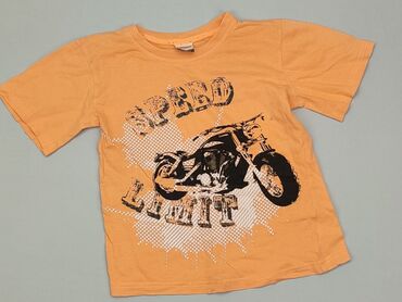 pomarańczowa koszulka dziecięca: T-shirt, 8 years, 122-128 cm, condition - Good