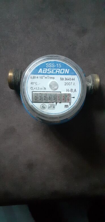 Трубы: Absheron SSS-15 mexaniki su sayğacı - Model: SSS-15 - Brend: ABSERON