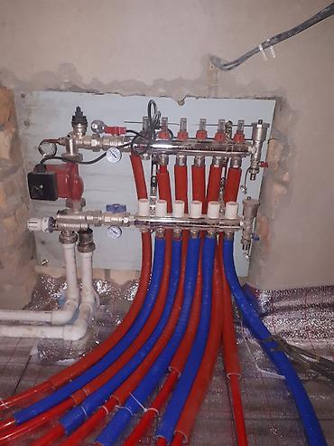 Отопление: Теплый пол, Демонтаж отопления, Замена отопительных приборов Гарантия, Бесплатный выезд, Бесплатная консультация Больше 6 лет опыта — 15