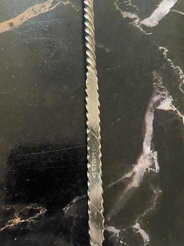 ləvazimatlar: İki ədəd metal qaşıq dəsti - Material: metal (üzərində — 2