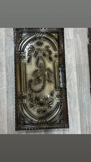 Nərdlər: Əl işı ilə oyma naxışlı taxta nərd/şahmat lövhələri.Daşı,Zəri və — 3