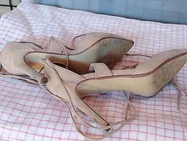 nike tn pink sunset: Atraktivne bež (nude) štikle na pertlanje – Broj 38-500 dinara Na — 5