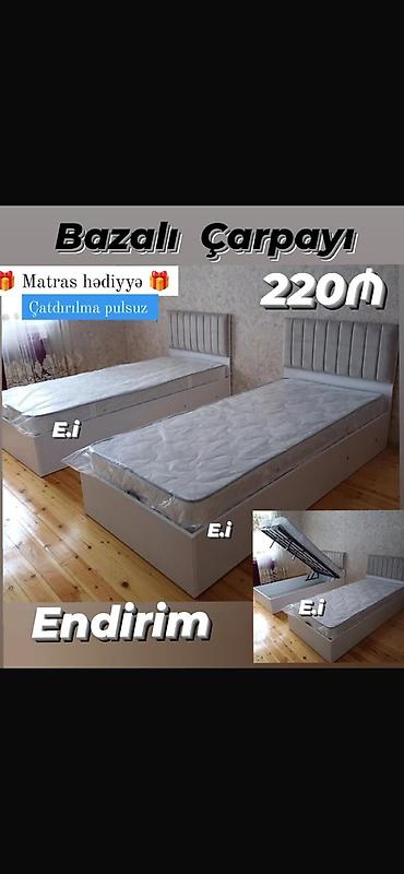 gence kravat: Bazalı çarpayı – endirimli - Qiymət: 220₼ - Matras hədiyyə - — 1