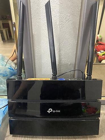 mi adsl modem: TP-Link Wi‑Fi router - Marka/model: TP-Link (3 antenalı, yüksək — 1
