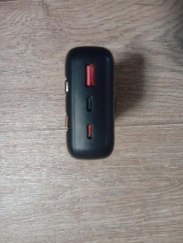 телефон авто: Внешний аккумулятор (power bank) с дисплеем и встроенными кабелями — 2