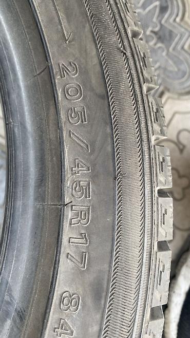 r17 honda: Шины 205 / 45 / R 17, Зима, Б/у, Комплект, Легковые, Япония, Dunlop — 2