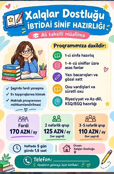 Məktəbəqədər və ibtidai sinif hazırlığı, Azərbaycan dili, Fərdi