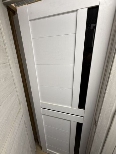 двери от ванной комнаты размер 200 на 60: Межкомнатная дверь со стеклом, МДФ, цвет - Белый, 200 * x 80 см