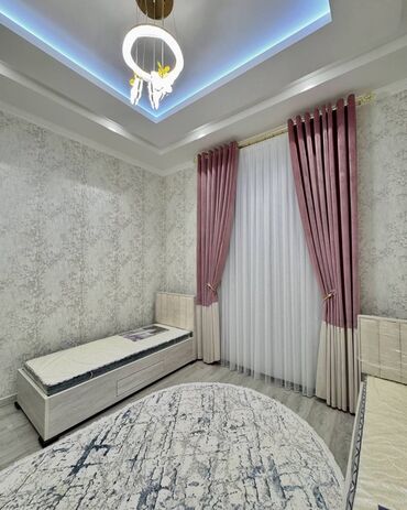 двух спальное кровать: Шторалар комплекти, Комплектте тюлу бар, Даяр буюм, Уктоочу бөлмө үчүн