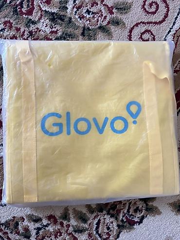 cd card: Сумка Glovo сумка-шоппер/сумка для доставки. - Цвет: фирменный жёлтый — 1