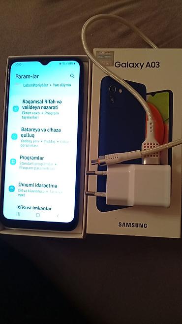 vlog kameraları: Samsung Galaxy A03, 64 GB, rəng - Mavi, İki sim kartlı — 1