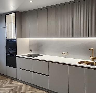 tankdakı qarderob: Müasir dizaynlı modullu mətbəx mebeli komplekti - Üslub: minimalist — 3