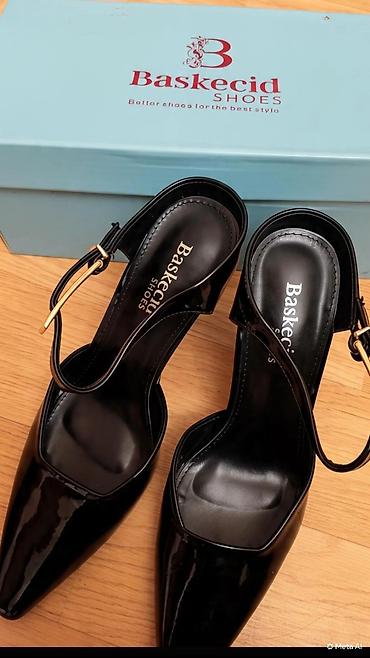 ayyaqqabı: Baskecid Shoes qadın ayaqqabısı - Model: qara laklı (parlaq) dəri — 2