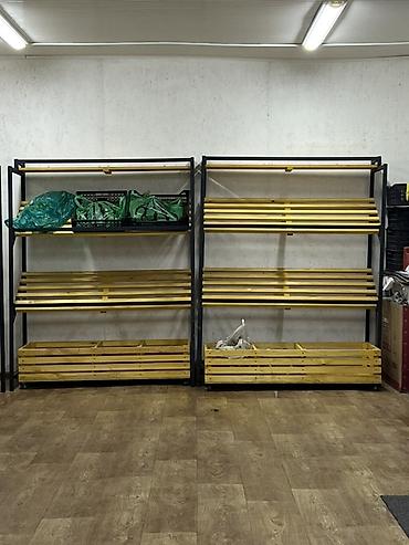 Торговые стеллажи для овощей и фруктов - Конструкция: прочная